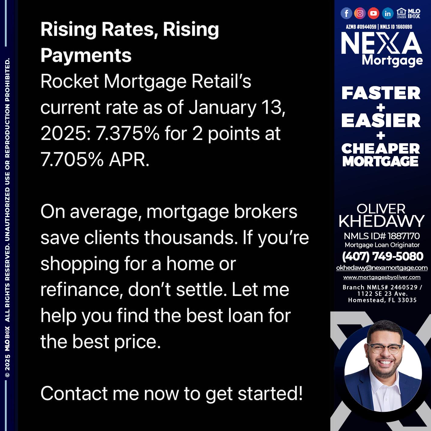 rising rates - Oliver Khedawy -Mortgage Loan Originator