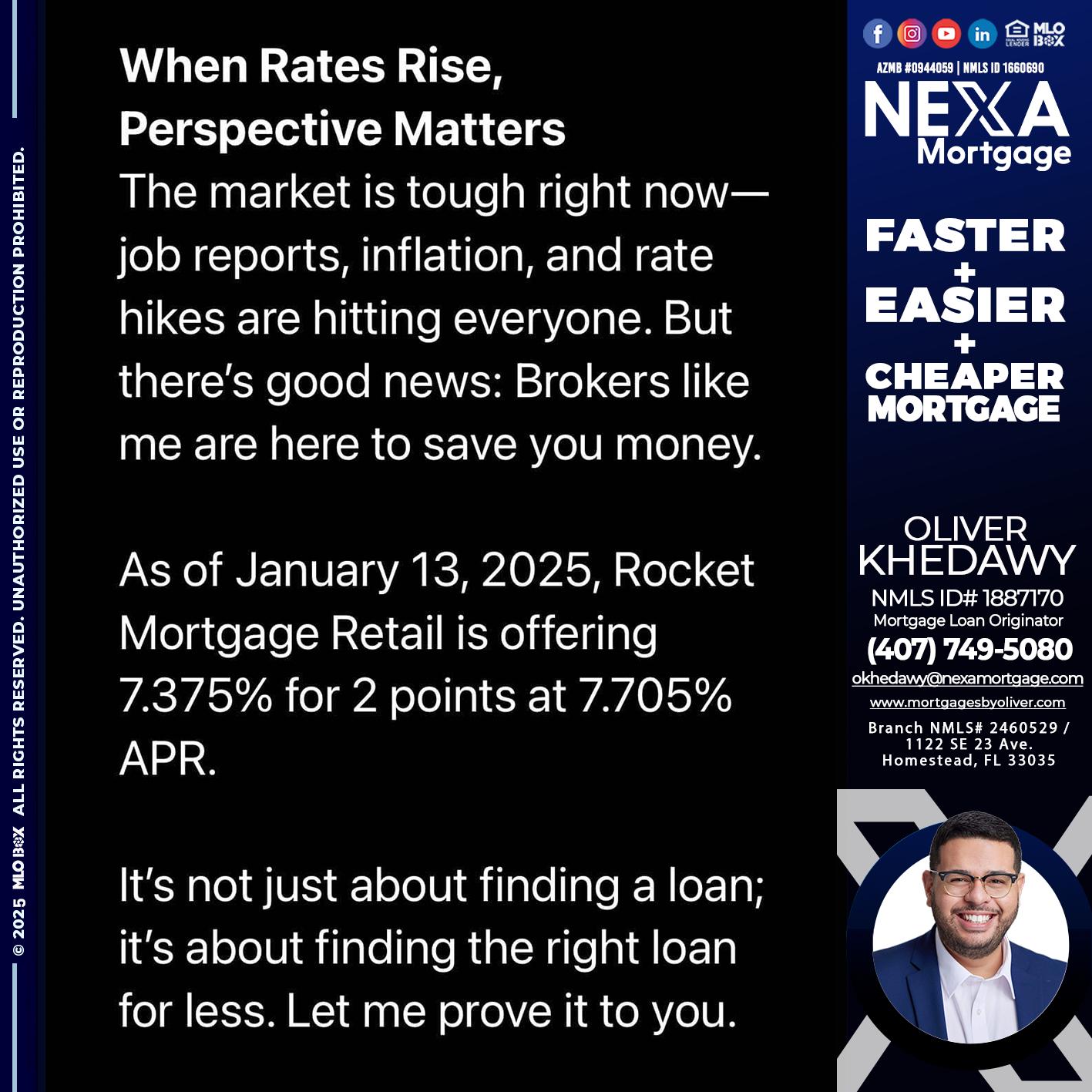 WHEN RATES RISE - Oliver Khedawy -Mortgage Loan Originator