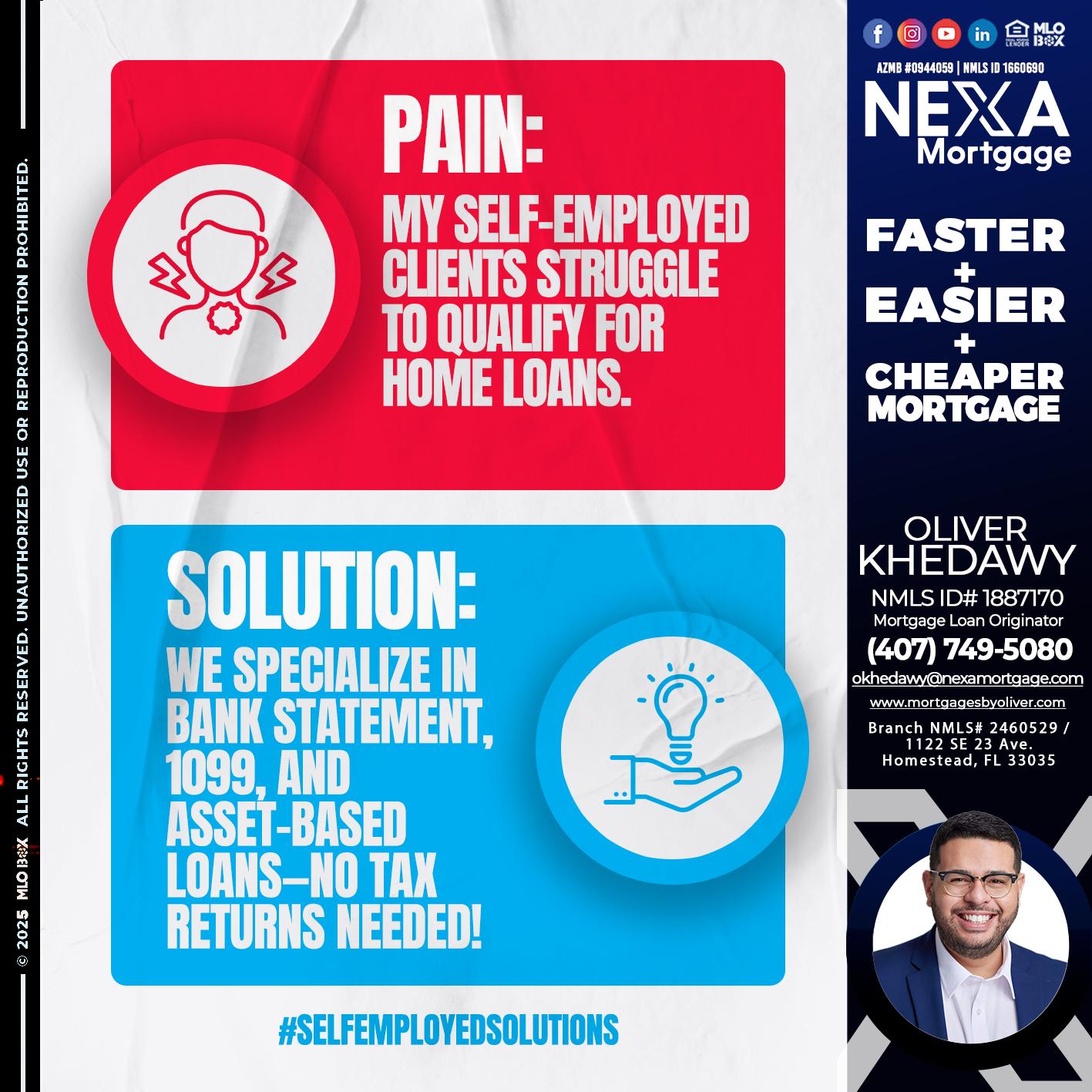 pain-solution - Oliver Khedawy -Mortgage Loan Originator