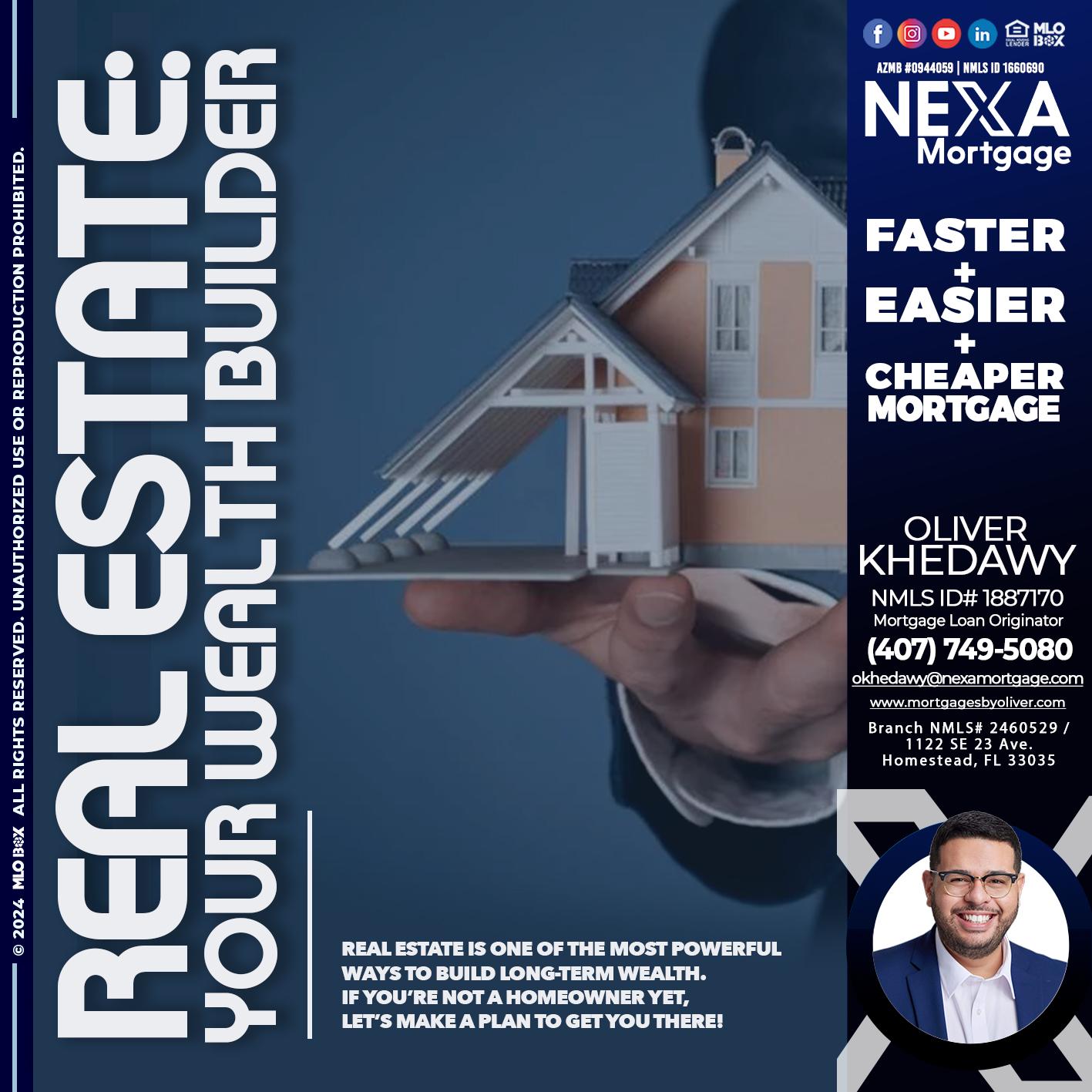REAL ESTATE FIXED - Oliver Khedawy -Mortgage Loan Originator