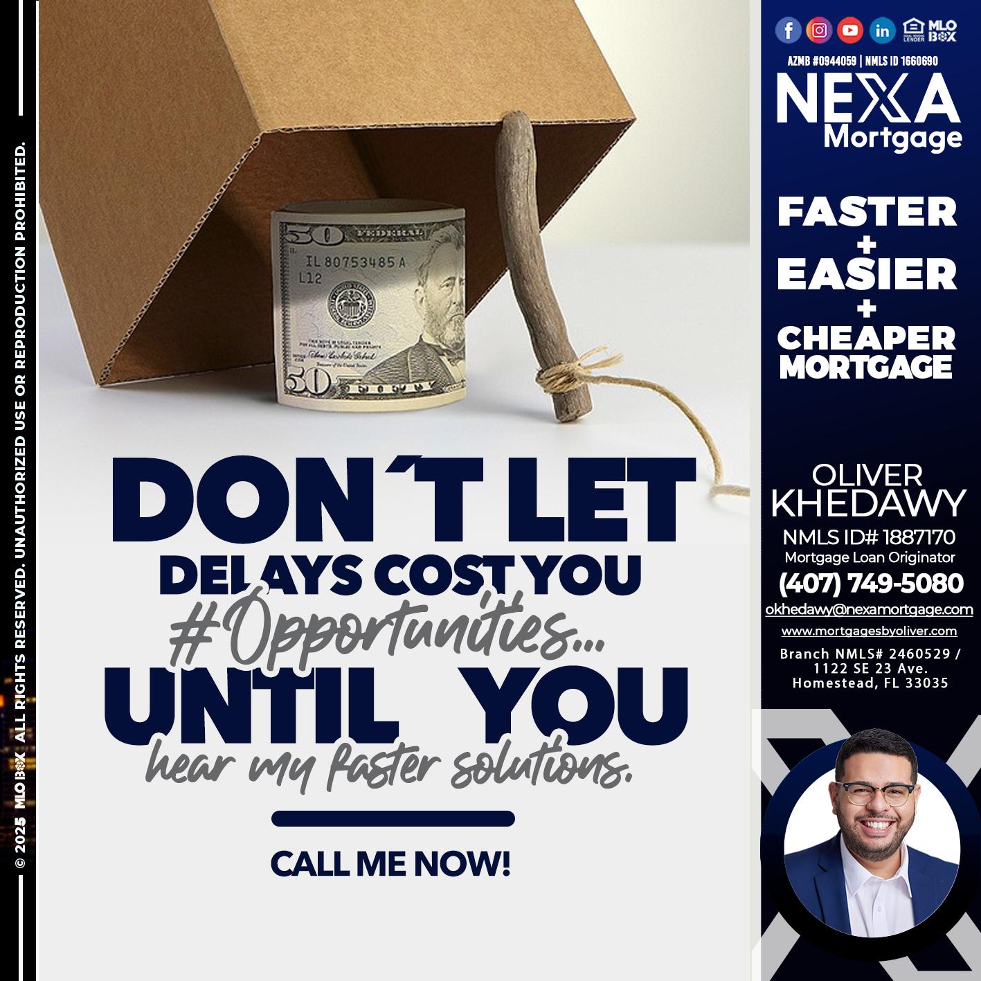 DON´T LET - Oliver Khedawy -Mortgage Loan Originator