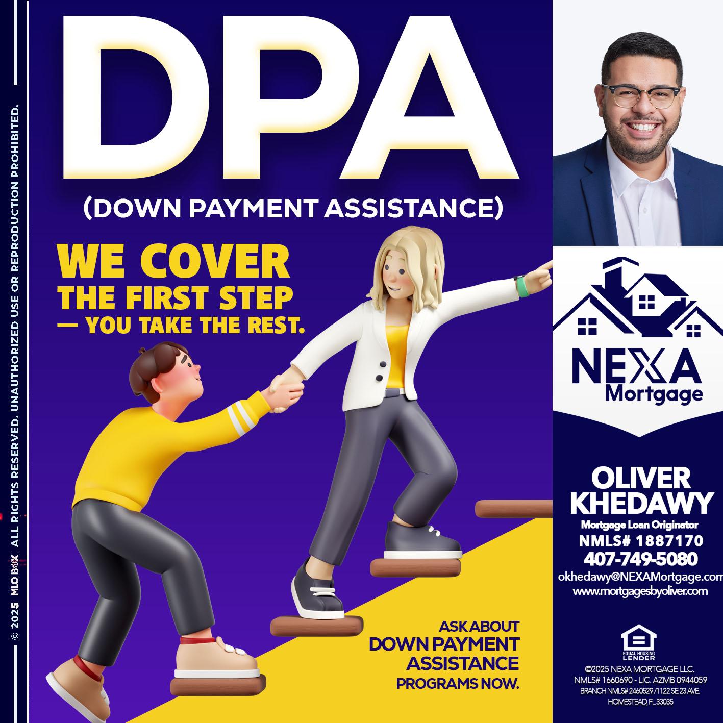 DPA LOANS - Oliver Khedawy -Mortgage Loan Originator