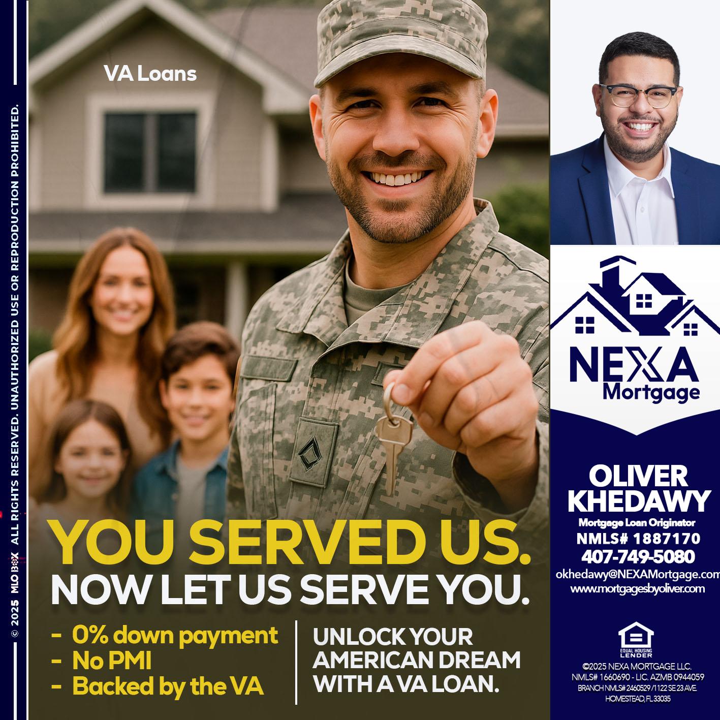 YOU DESERVED - Oliver Khedawy -Mortgage Loan Originator
