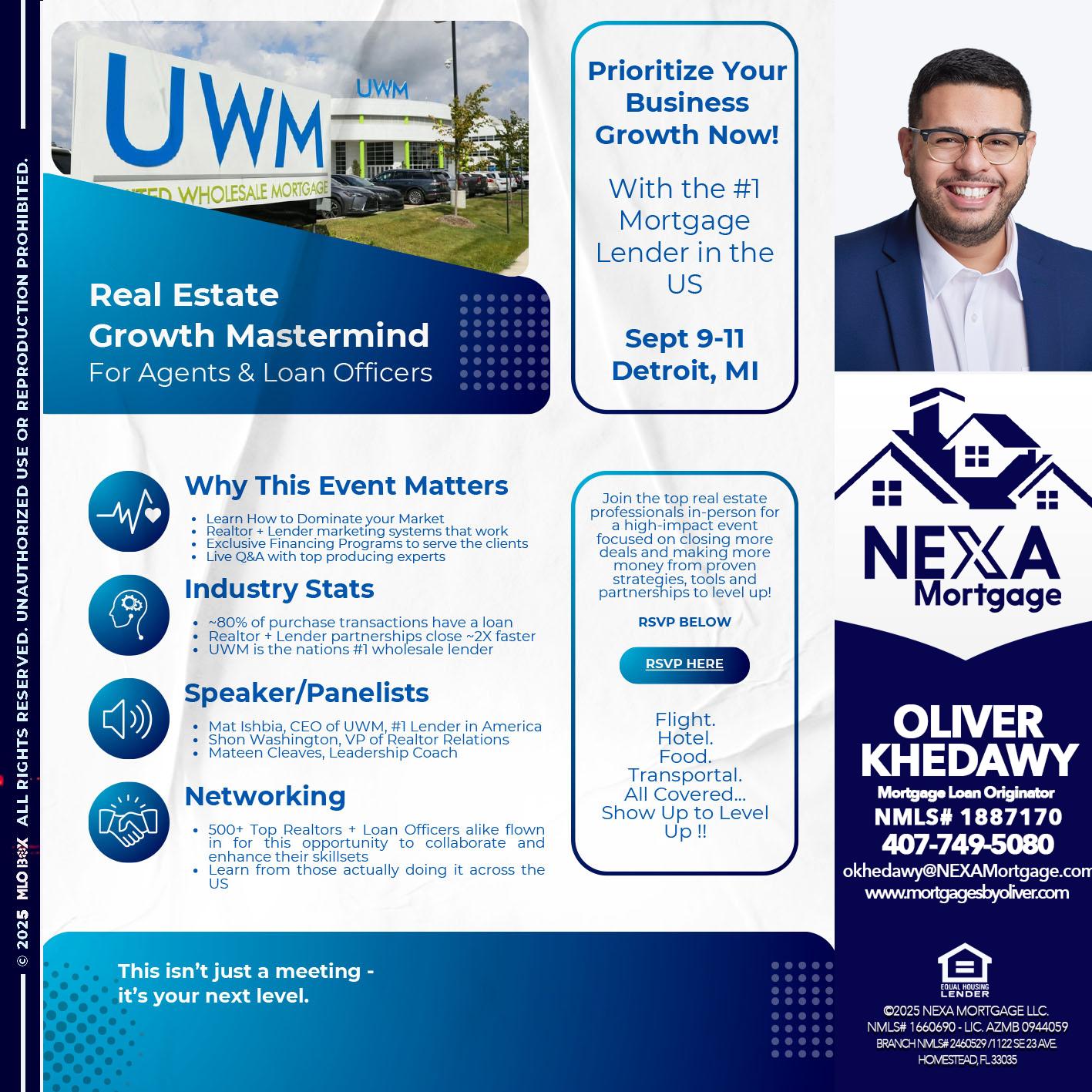 DETROIT TRIP - Oliver Khedawy -Mortgage Loan Originator