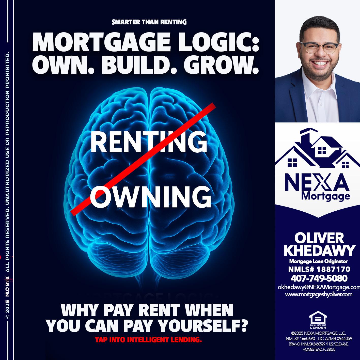 mortgage logic - Oliver Khedawy -Mortgage Loan Originator