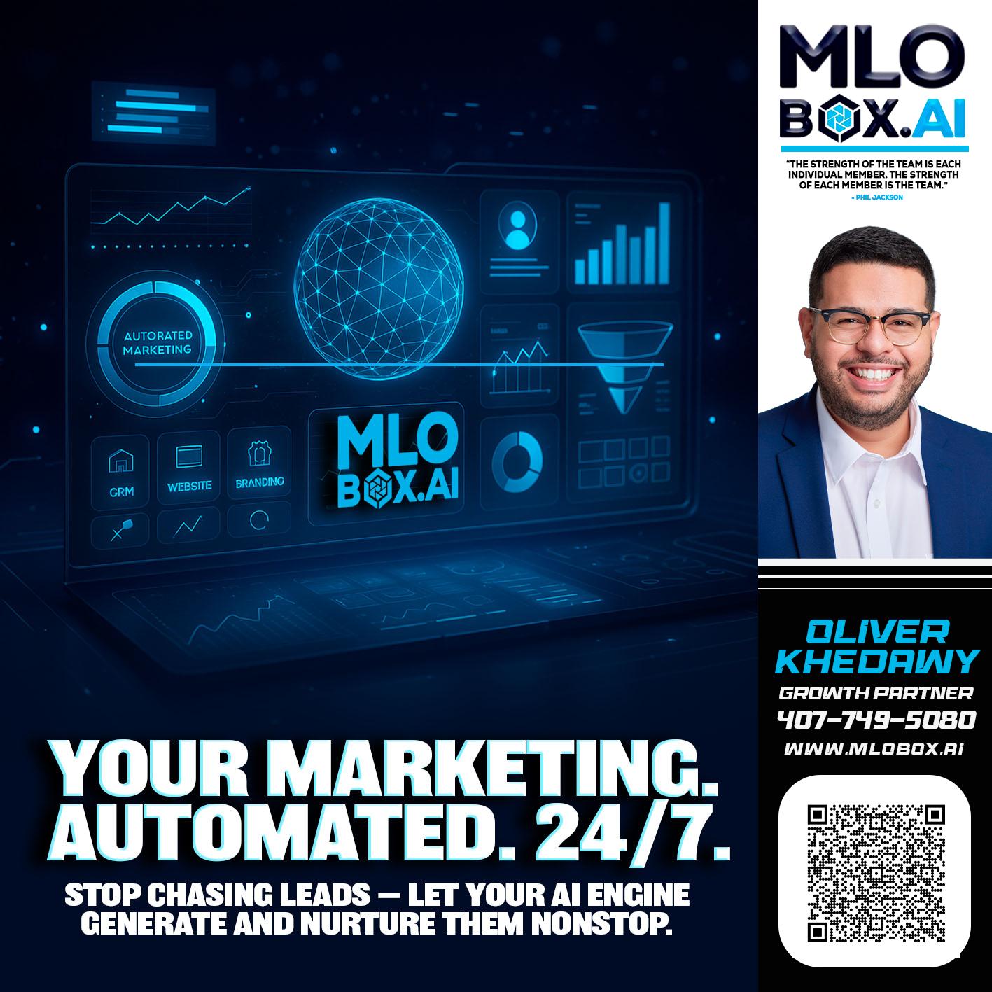 your marketing team - Oliver Khedawy -Mortgage Loan Originator