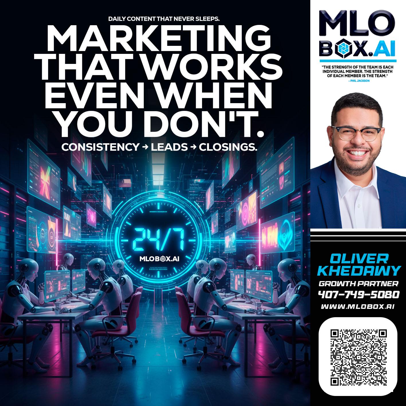 MARKETING THAT WORKS - Oliver Khedawy -Mortgage Loan Originator