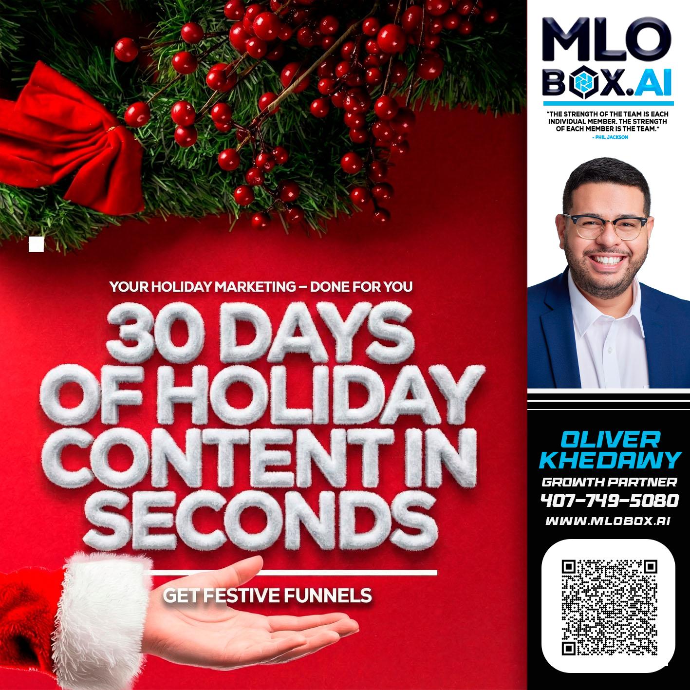 30 DAYS - Oliver Khedawy -Mortgage Loan Originator
