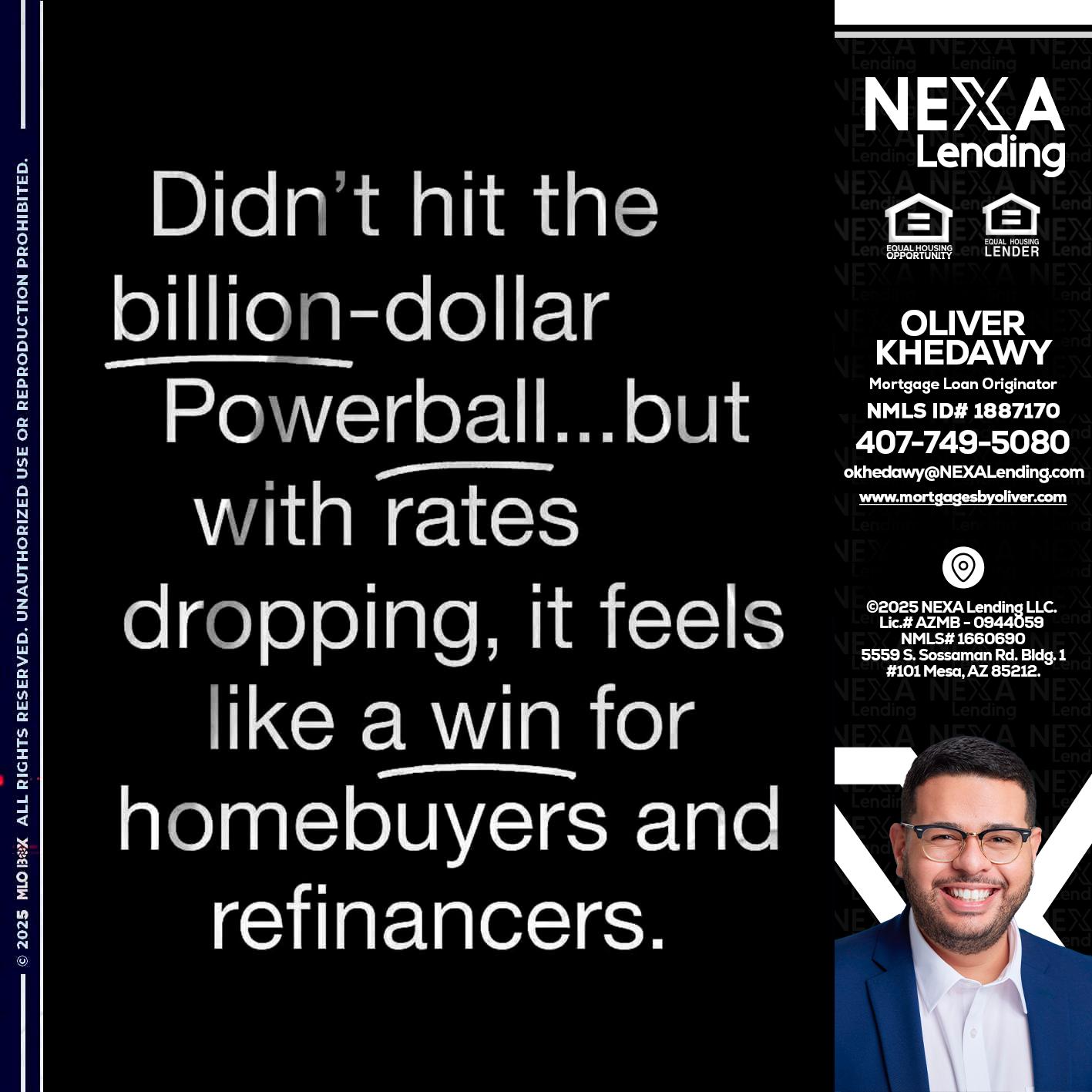 DIDNT HIT - Oliver Khedawy -Mortgage Loan Originator