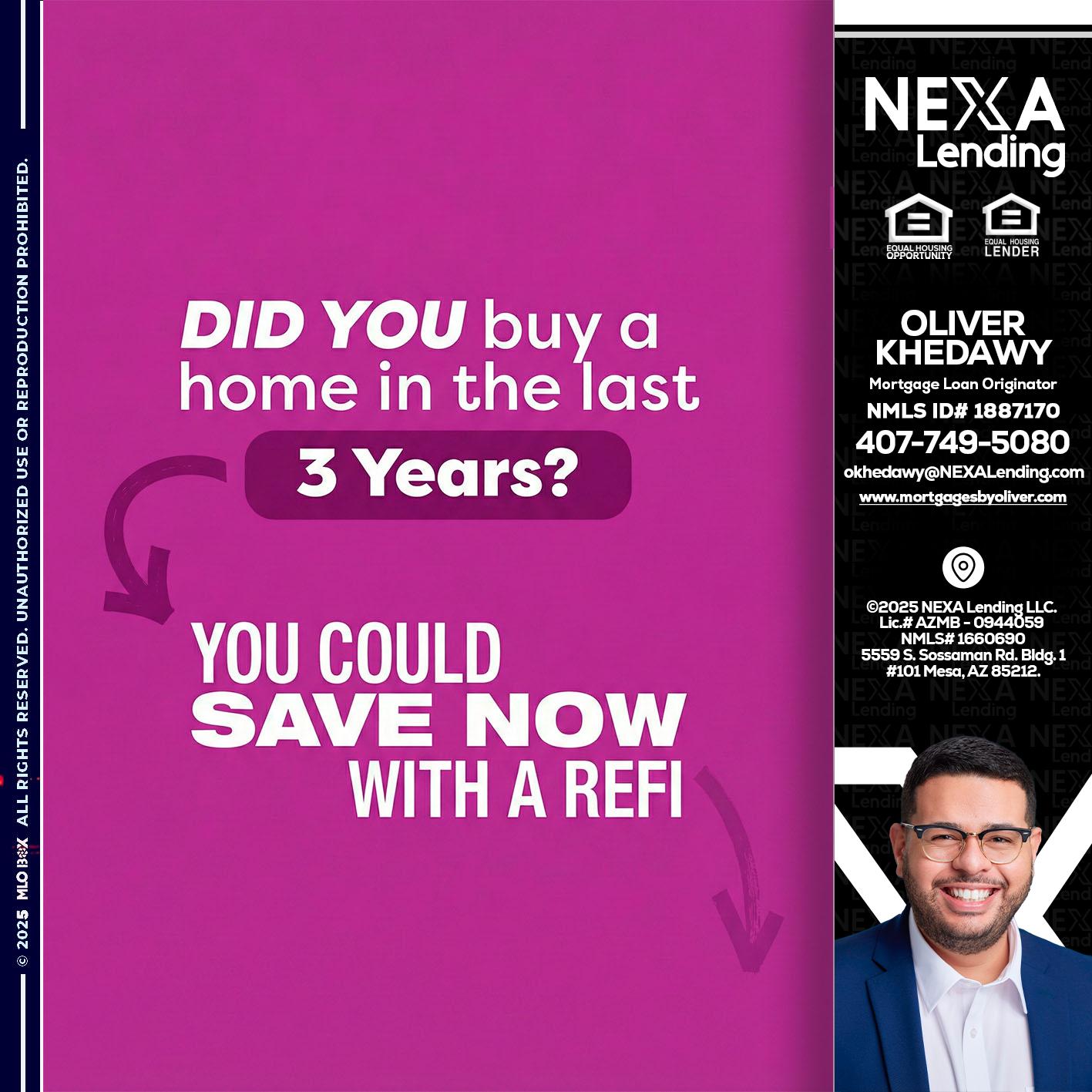 did you - Oliver Khedawy -Mortgage Loan Originator