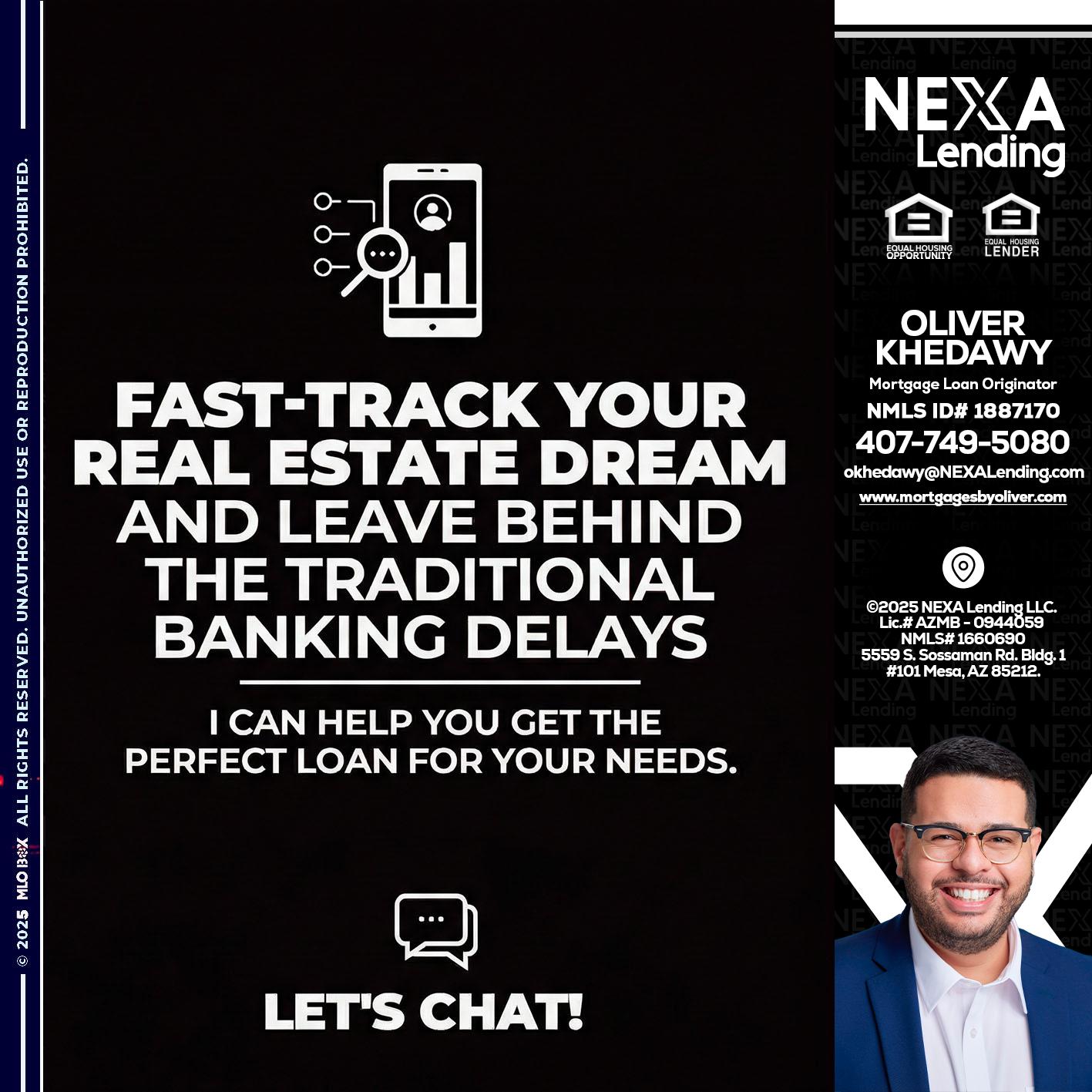 FAST TRACK - Oliver Khedawy -Mortgage Loan Originator