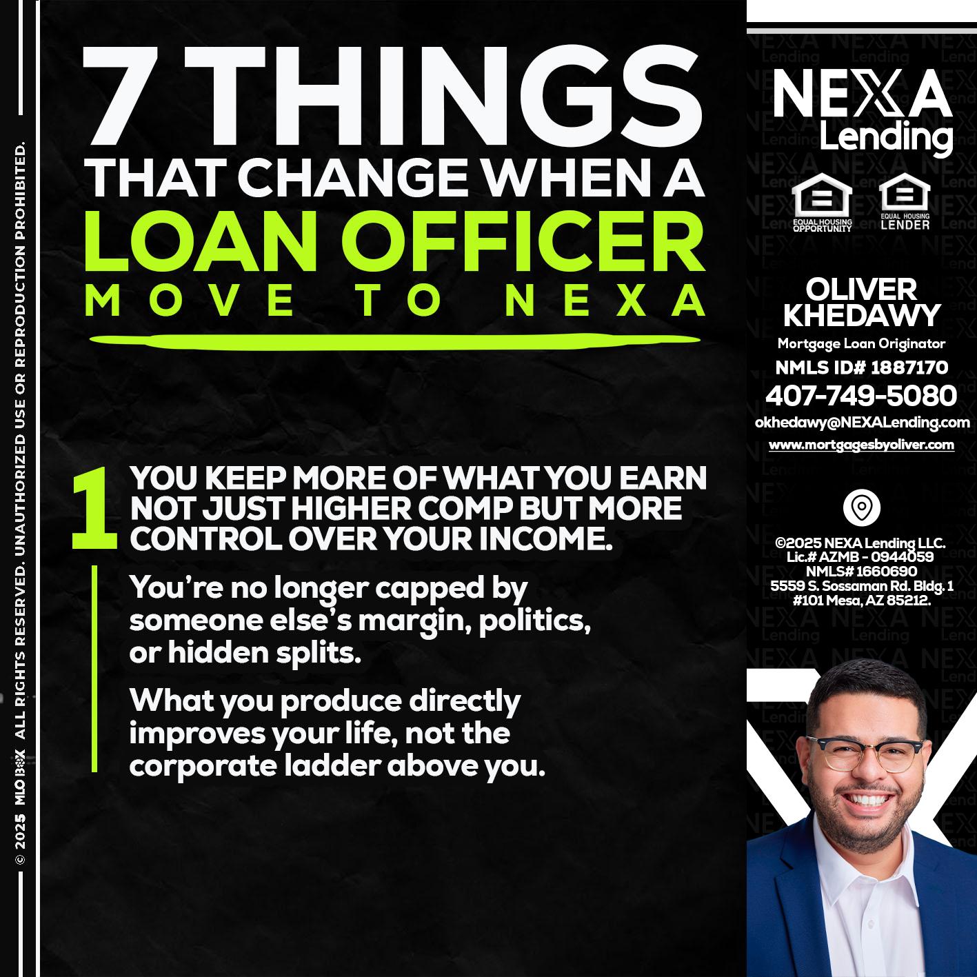 7 THINGS (1) - Oliver Khedawy -Mortgage Loan Originator