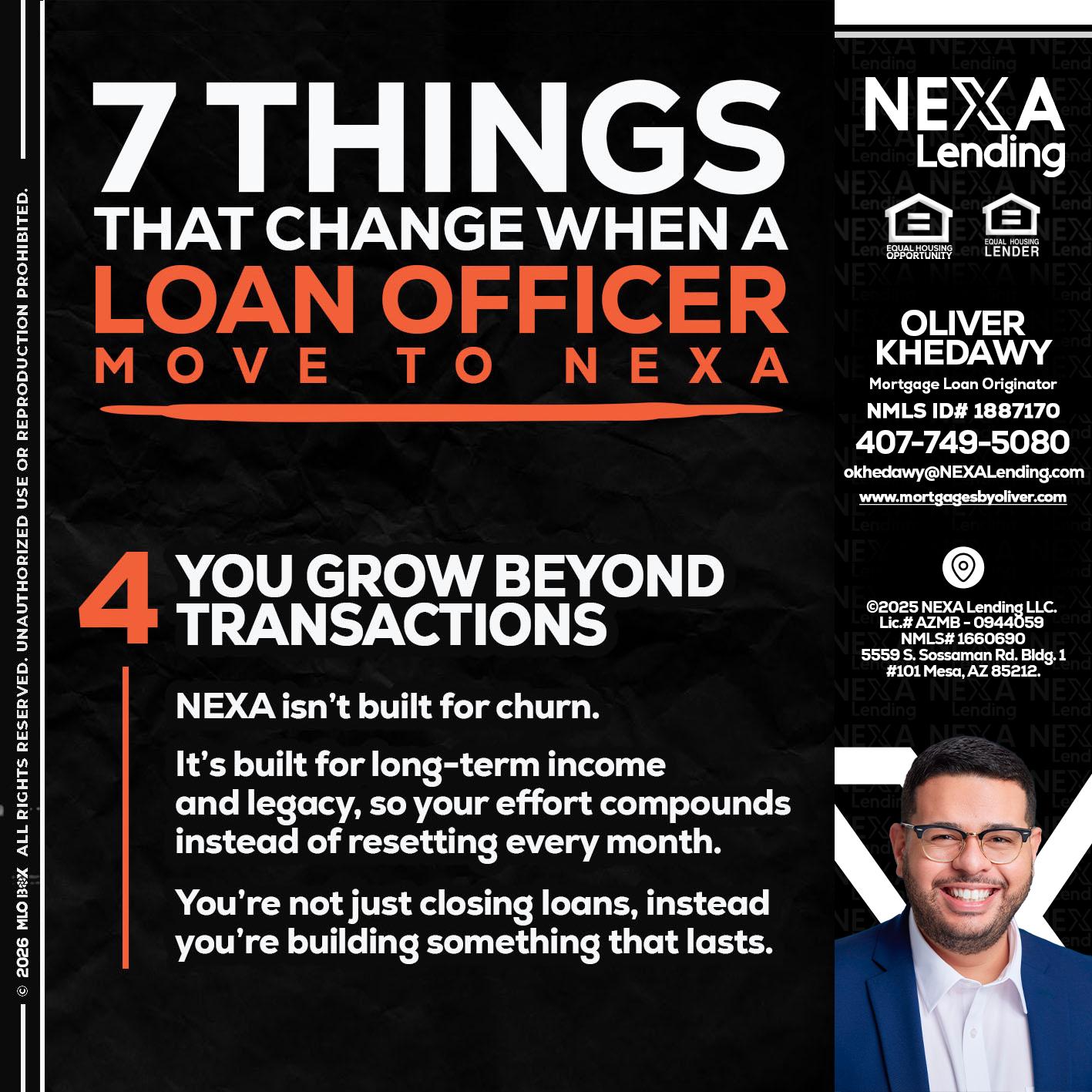 7 THINGS (4) - Oliver Khedawy -Mortgage Loan Originator