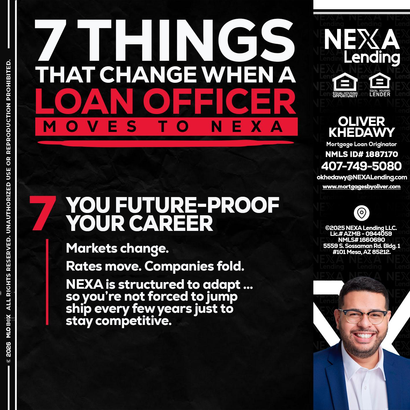 7 THINGS (7) - Oliver Khedawy -Mortgage Loan Originator