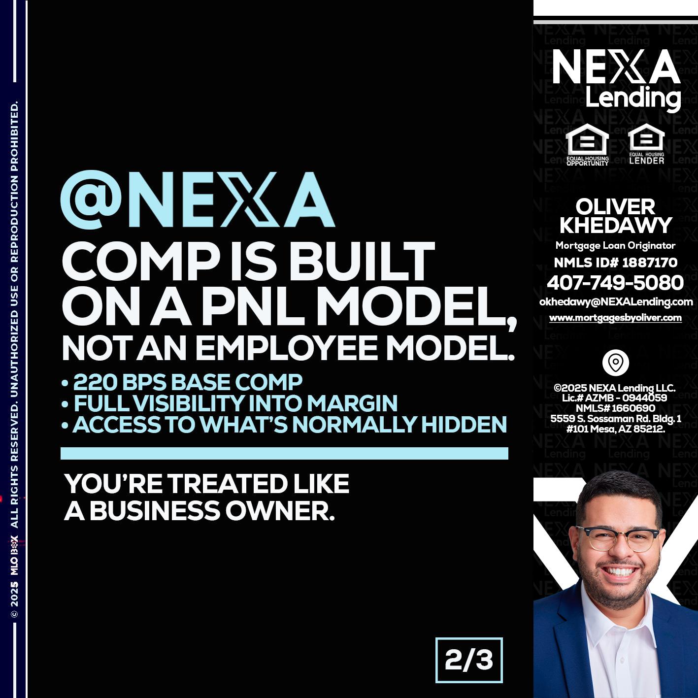 2 OF 3 - Oliver Khedawy -Mortgage Loan Originator