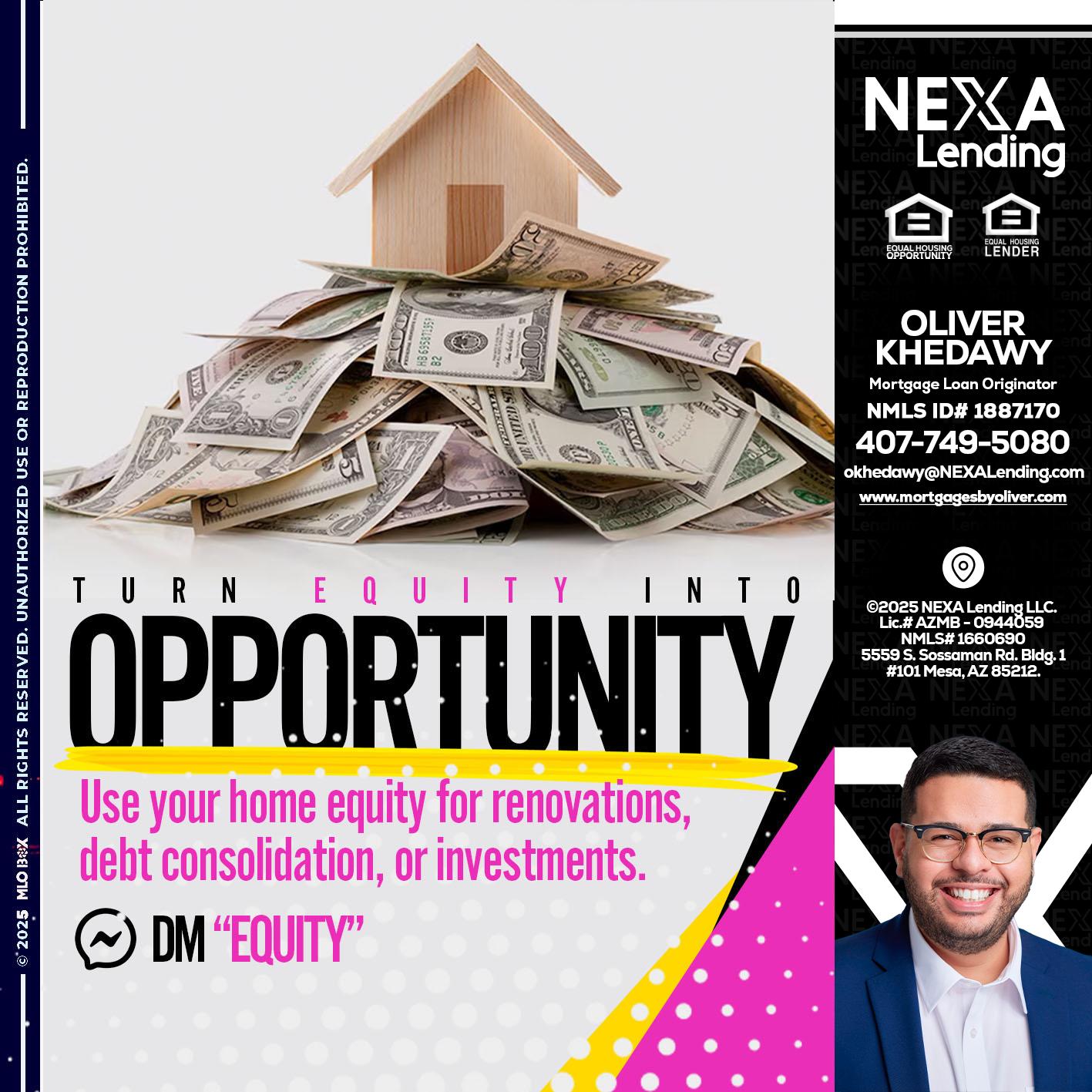 opportunity - Oliver Khedawy -Mortgage Loan Originator