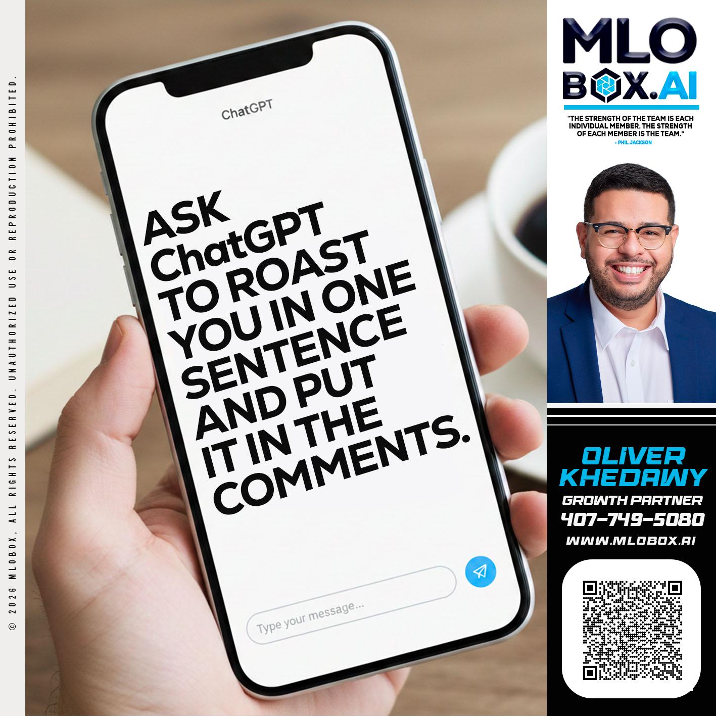 ASK CHAT GPT - Oliver Khedawy -Mortgage Loan Originator