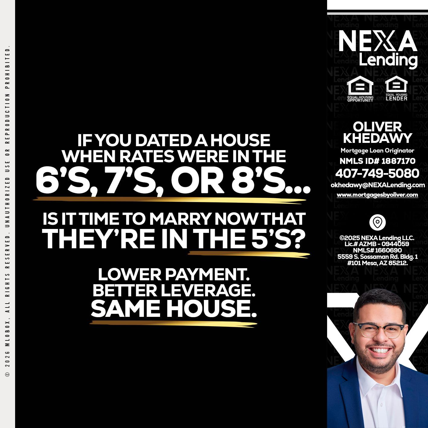 if you dated a house - Oliver Khedawy -Mortgage Loan Originator
