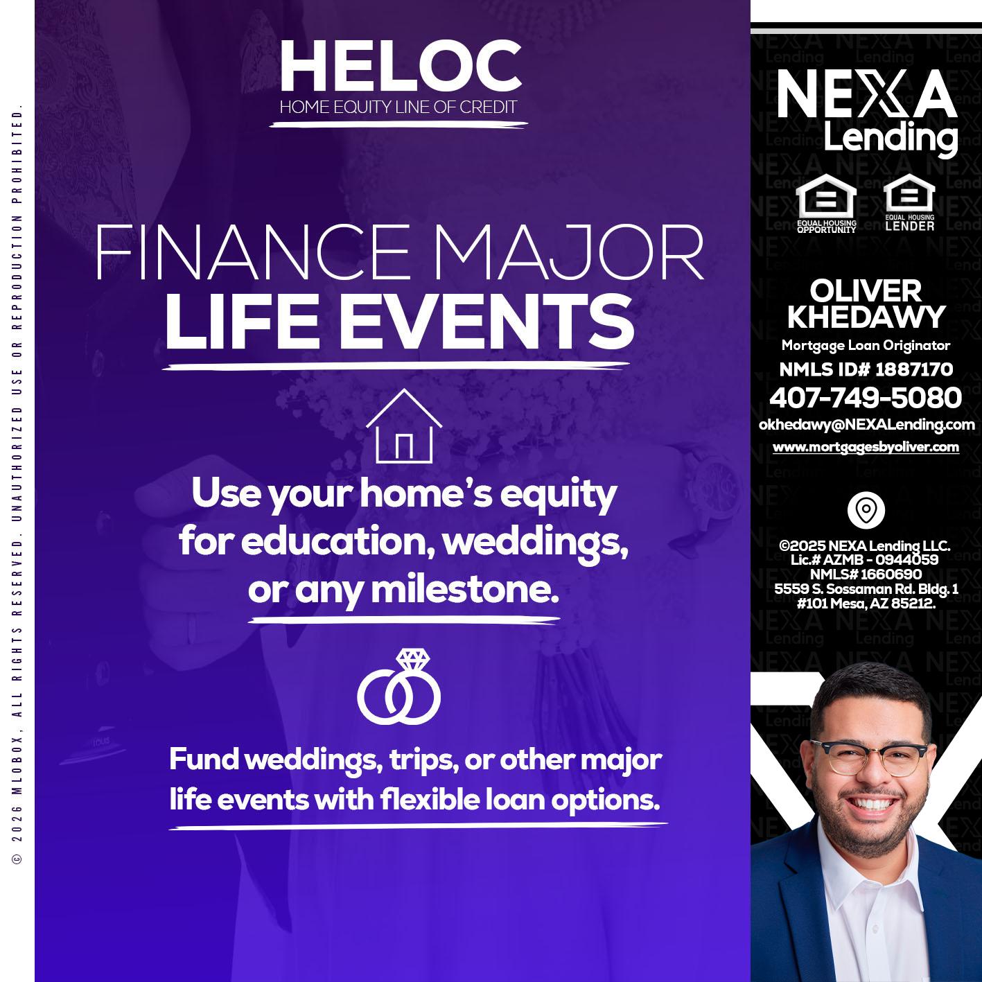HELOC - Oliver Khedawy -Mortgage Loan Originator